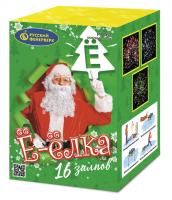 Ё-Ёлка Батарея салютов купить в Октябрьском | oktyabrskoe.salutsklad.ru