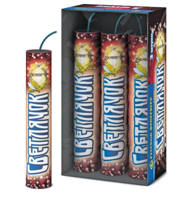 Светлячок Пиротехнический фонтан купить в Октябрьском | oktyabrskoe.salutsklad.ru