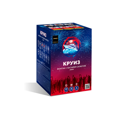 Круиз Фонтан фейерверк купить в Октябрьском | oktyabrskoe.salutsklad.ru