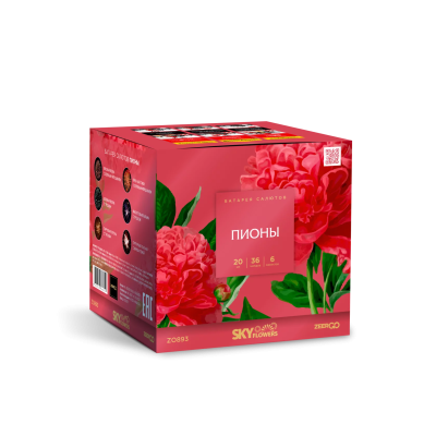 Пионы Салют купить в Октябрьском | oktyabrskoe.salutsklad.ru
