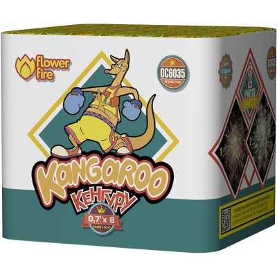 Кенгуру Батарея салютов купить в Октябрьском | oktyabrskoe.salutsklad.ru