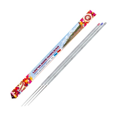 Триколор 400 мм. Бенгальские огни цветные купить в Октябрьском | oktyabrskoe.salutsklad.ru