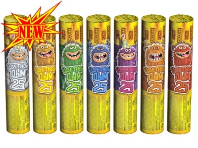 Цветной дым 25 Цветной дым купить в Октябрьском | oktyabrskoe.salutsklad.ru